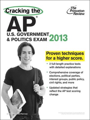 cover image of Cracking the AP U.S. Government & Politics Exam, 2013 Edition